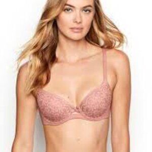 ✅ NWT‎ Victoria’s Secret Lightly Lined Demi Bra Blush SIZE 34D